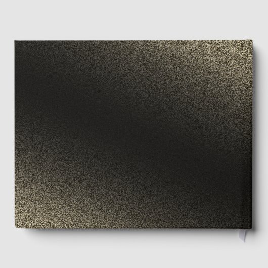 Fun Gold Glitzer Stars Rente Neue Abenteuer Gästebuch (Rückseite)