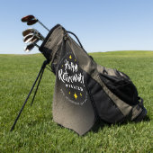 Fun Gold Glitzer Stars Rente Neue Abenteuer Golfhandtuch (Gras)