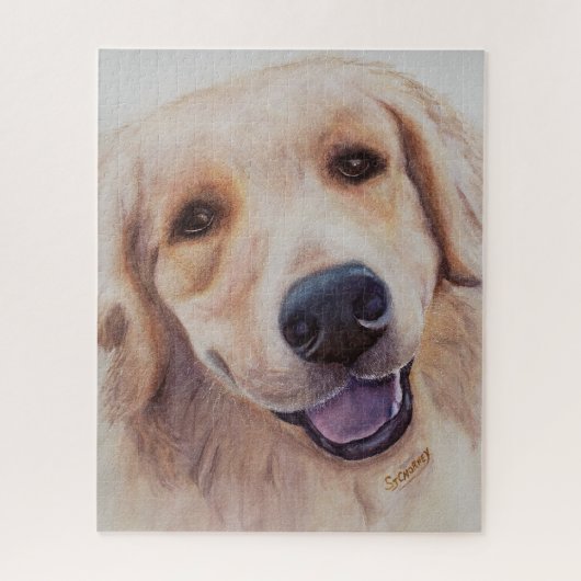 Fun Golden Labrador Puzzle (Vertikal)