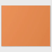 Fun Goldfish Orange Wrapping Paper Geschenkpapier (Flach)