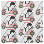 Fun Golf Cart Muster Flamingo Golf Caddy Stoff (Muster)