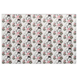 Fun Golf Cart Muster Flamingo Golf Caddy Stoff
