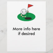 Fun Golf Flyer (Hinten)