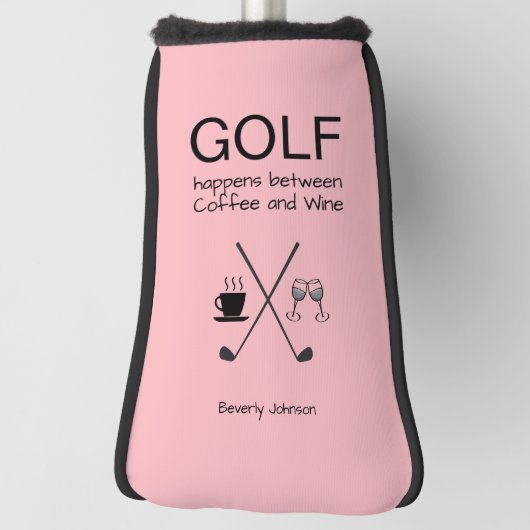 Fun Golf Happens Personalisiert Headcover (Rotieren 90)