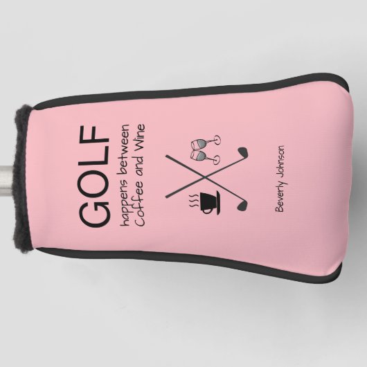 Fun Golf Happens Personalisiert Headcover (Vorderseite)