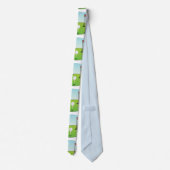 Fun Golf Pattern Neck Tie Krawatte (Rückseite)