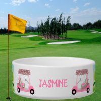 Fun Golf Theme Cart Name Pet