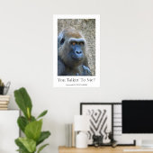 Fun Gorilla Poster! Poster (Heimbüro)