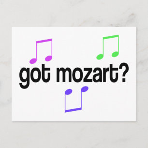 Fun Got Mozart Music Gift Postkarte