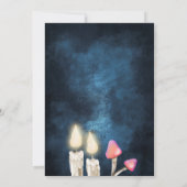 Fun Gothic pink Gift Halloween Girls Nacht out Einladung (Rückseite)