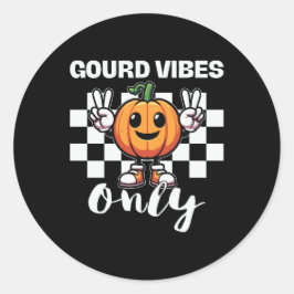 Fun Gourd Vibes nur Aufkleber