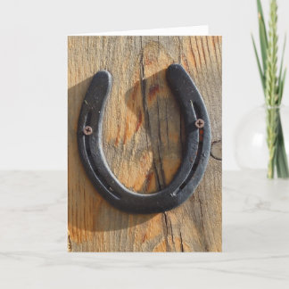 Fun Graduate Herzlichen Glückwunsch Horseshoe Karte