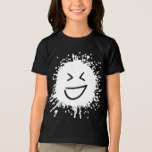 Fun Graffiti smiley Tri-Blend Shirt (Vorderseite)