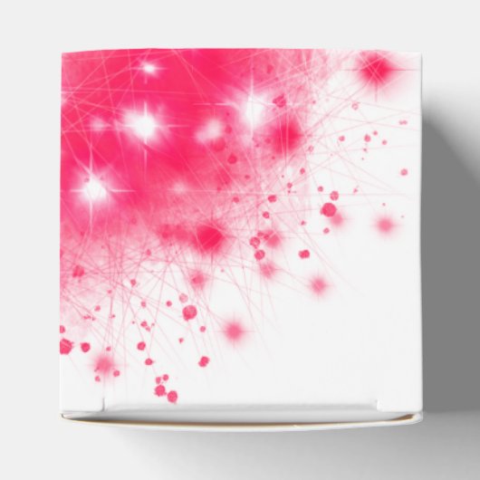 Fun Graffiti Spray Farbe Rosa funkelndes Herz Geschenkschachtel (Oben)