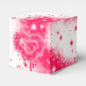 Fun Graffiti Spray Farbe Rosa funkelndes Herz Geschenkschachtel (Rückseite)