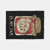 Fun Grandma Cute &amp; Funny Being A Gram Quote  Fleecedecke (Vorderseite (Horizontal))