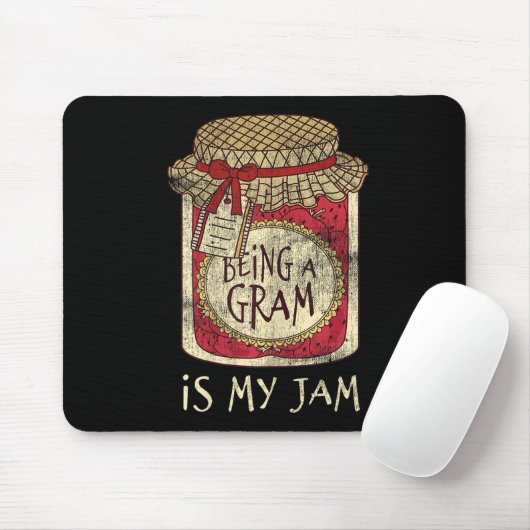 Fun Grandma Cute & Funny Being A Gram Quote Mousepad (Mit Mouse)