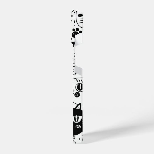 Fun Graphic Art Comic Buch Katzen Kätzchen iPhone Hülle (Linke Seite)