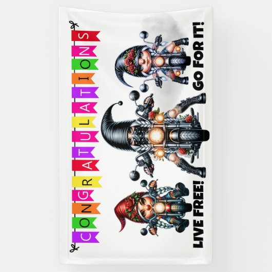 FUN gratuliert Banner (Vertikal)