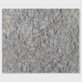 Fun graue Imitate aus grobem Beton Geschenkpapier (Flach)