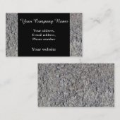 Fun graue Imitate aus grobem Beton Visitenkarte (Vorne/Hinten)