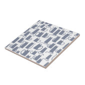 Fun Gray Cat Fliese (Seite)