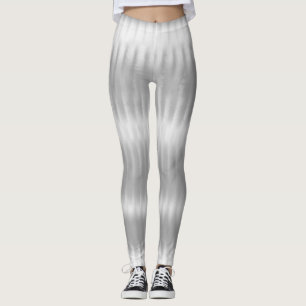 Fun Gray Gefärbte Krawatte Leggings