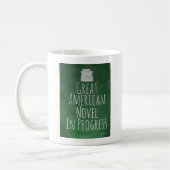 Fun Great American Novelist Author Pride Kaffeetasse (Links)
