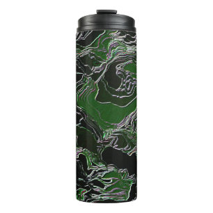 Fun Green Camouflage Thermosbecher