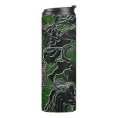 Fun Green Camouflage Thermosbecher (Nach links gedreht)