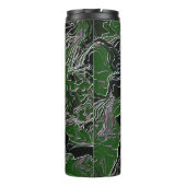 Fun Green Camouflage Thermosbecher (Rückseite)