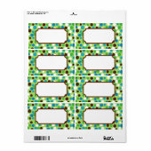 Fun Green Dots Labels (Vorne)