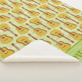 Fun Green Guitar Music Enthusiast Art Sherpadecke (3/4)