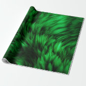 Fun Green Imitats Monster-Pelzstruktur Geschenkpapier (Ungerollt)