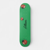 Fun green Ladybug Skateboard (Vorne)