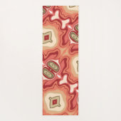 Fun Green Red Abstrakt Modern Trendy Inspirivity Yogamatte (Rückseite)