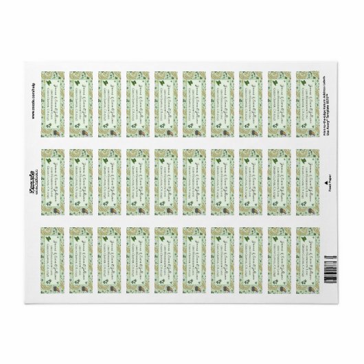 Fun Green St Patricks Day Irish Segen (Vorne)