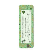 Fun Green St Patricks Day Irish Segen (Vorne)