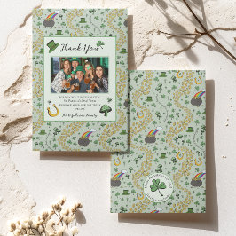 Fun Green St Patricks Irish Danke Karte