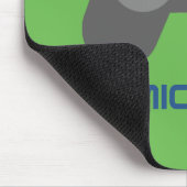 Fun Green Video Gamer Mousepad (Ecke)