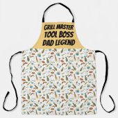 Fun GRILL MASTER TOOL BOSS VATER LEGEND Schürze (Vorderseite)