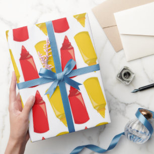 Fun GRILLEN Ketchup Senf Party Packpapier