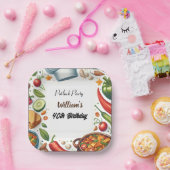 Fun Grillen Taco Koch Soup Potluck Party 40. Gebur Pappteller (Party)