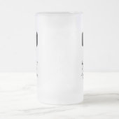 Fun Groom Black Krawatte Tuxedo Mattiert Bier Tass Mattglas Bierglas (Mittel)