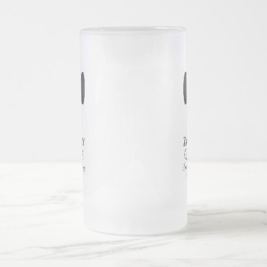 Fun Groom Black Krawatte Tuxedo Mattiert Bier Tass Mattglas Bierglas (Mittel)