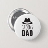 Fun Grooms Vater Trauzeuge Geschenk Brautparty Hoc Button (Vorne & Hinten)