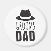 Fun Grooms Vater Trauzeuge Geschenk Brautparty Hoc Magnet (Vorne)