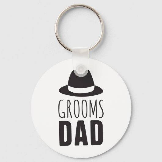 Fun Grooms Vater Trauzeuge Geschenk Brautparty Hoc Schlüsselanhänger (Vorderseite)