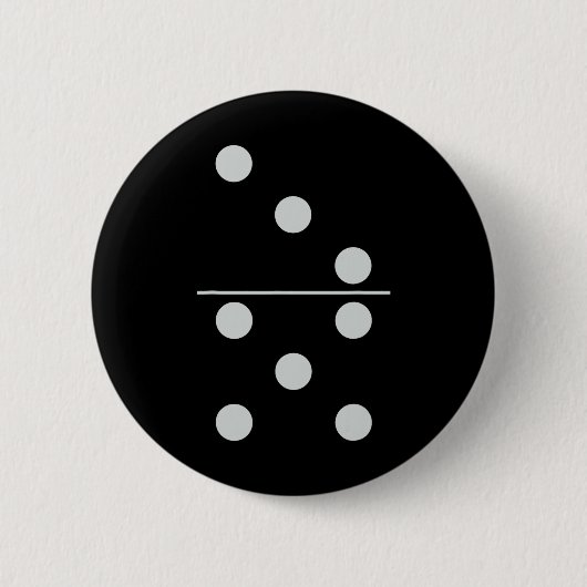 Fun Group Matching Halloween Kostüm Domino Domino Button (Vorderseite)