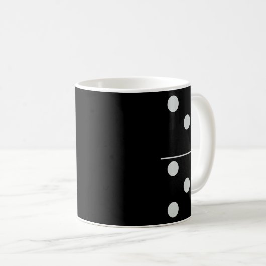 Fun Group Matching Halloween Kostüm Domino Domino Kaffeetasse (VorderseiteRechts)